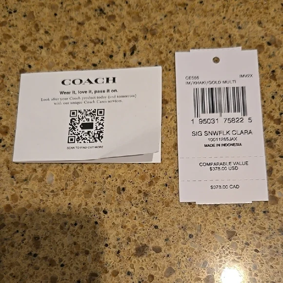 Coach Brown and Tan Women's Bag - Picture 7 of 8